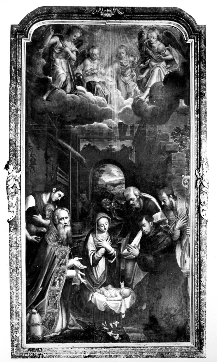 natività di Gesù (dipinto, opera isolata) di Peterzano Simone (attribuito) (ultimo quarto sec. XVI)