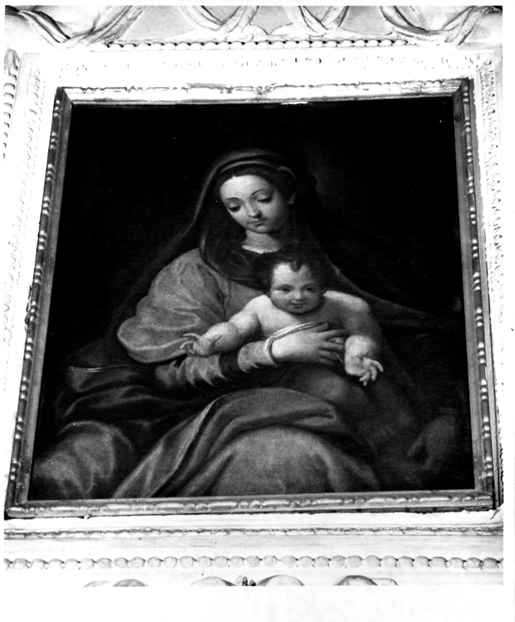 Madonna con Bambino (dipinto, opera isolata) - ambito lombardo (fine/inizio secc. XVII/ XVIII)