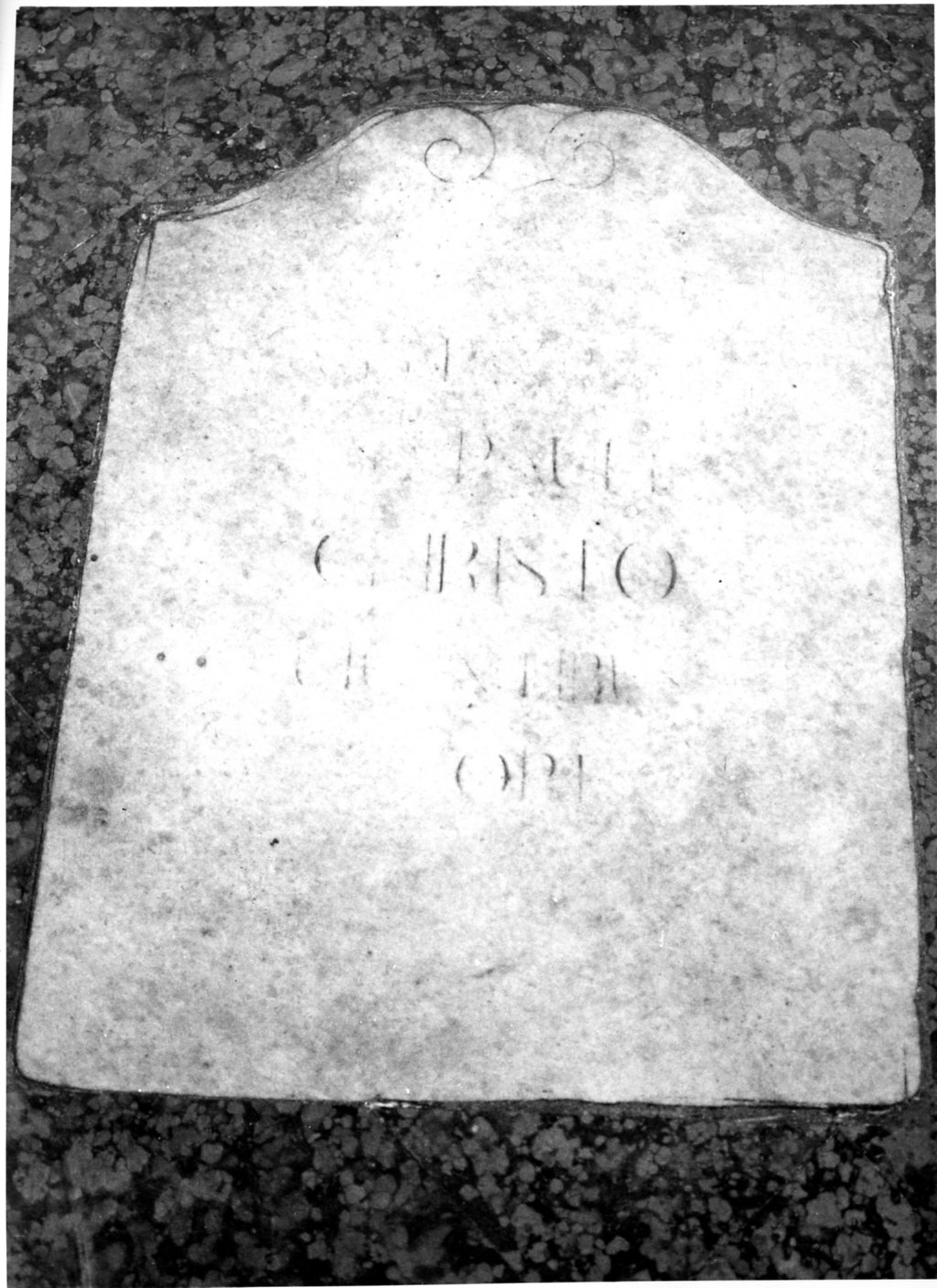 lapide, opera isolata - bottega lombarda (sec. XVII)