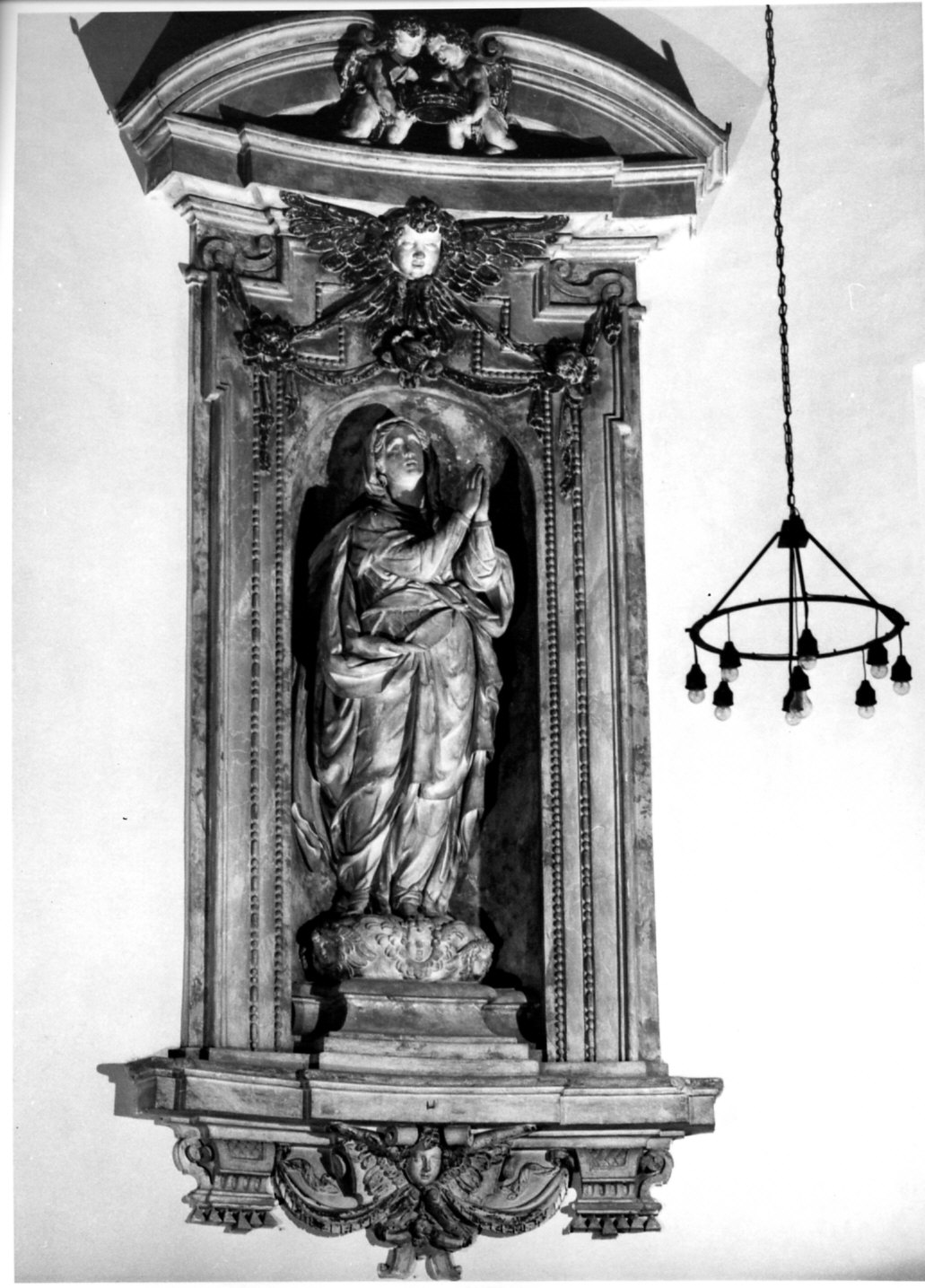 Madonna (statua, opera isolata) - ambito lombardo (sec. XVII)