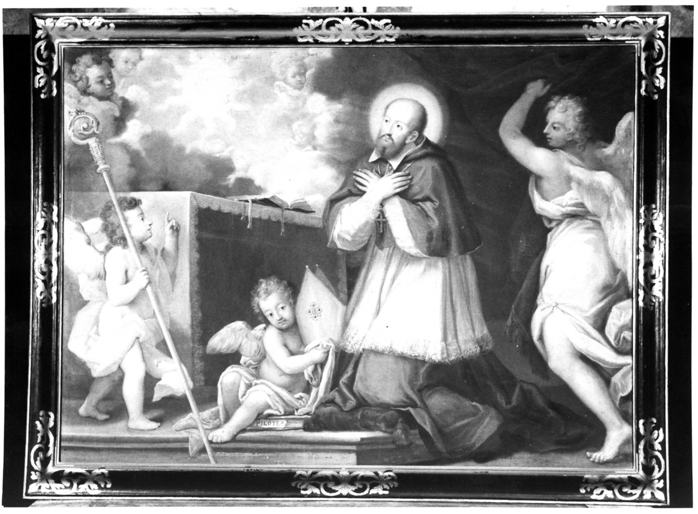 cornice, opera isolata - bottega lombarda (sec. XVII)