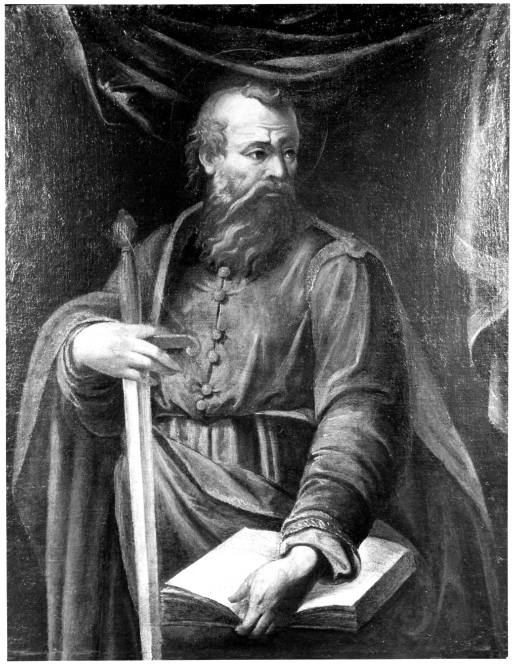 San Paolo Apostolo (dipinto, opera isolata) - ambito lombardo (sec. XVII)