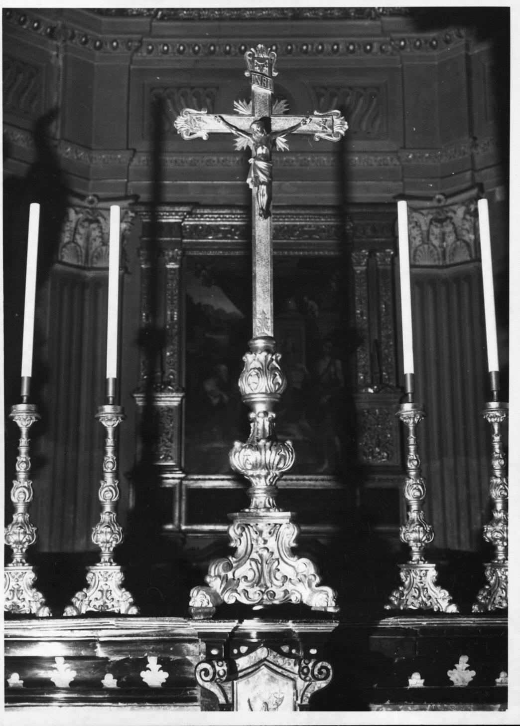 servizio d'altare, insieme - bottega italiana (primo quarto sec. XX)