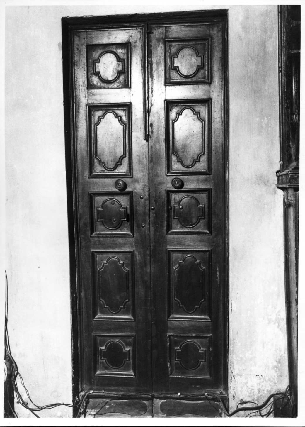 porta - a due battenti, opera isolata - bottega lombarda (sec. XVIII)