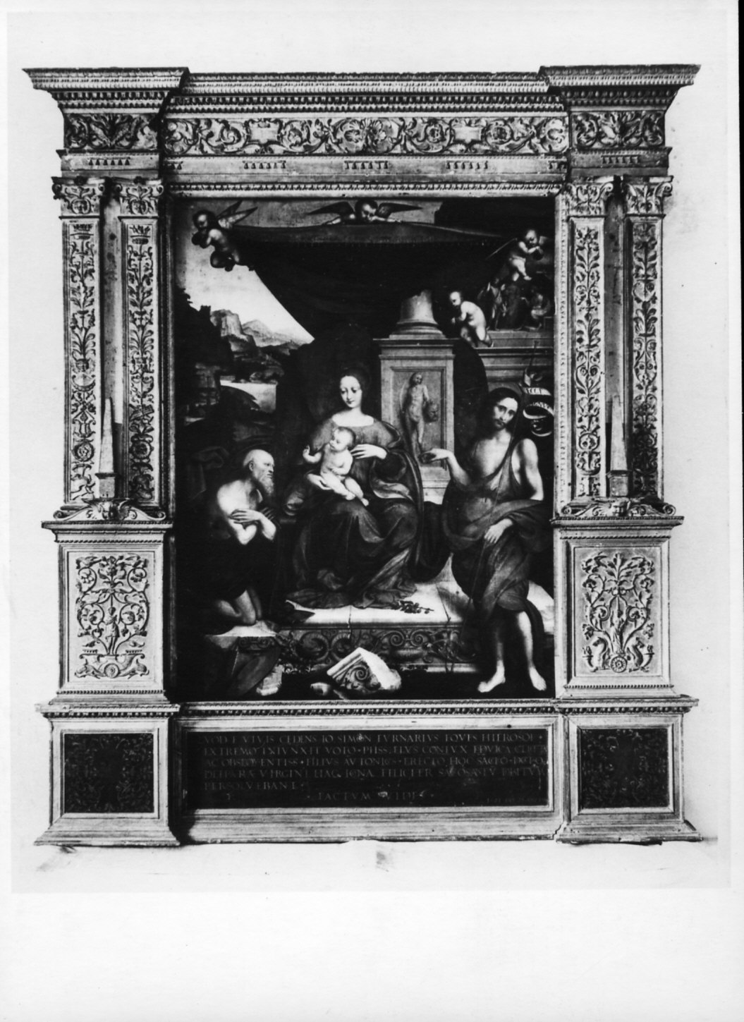 ancona, opera isolata - bottega lombarda (sec. XVI)