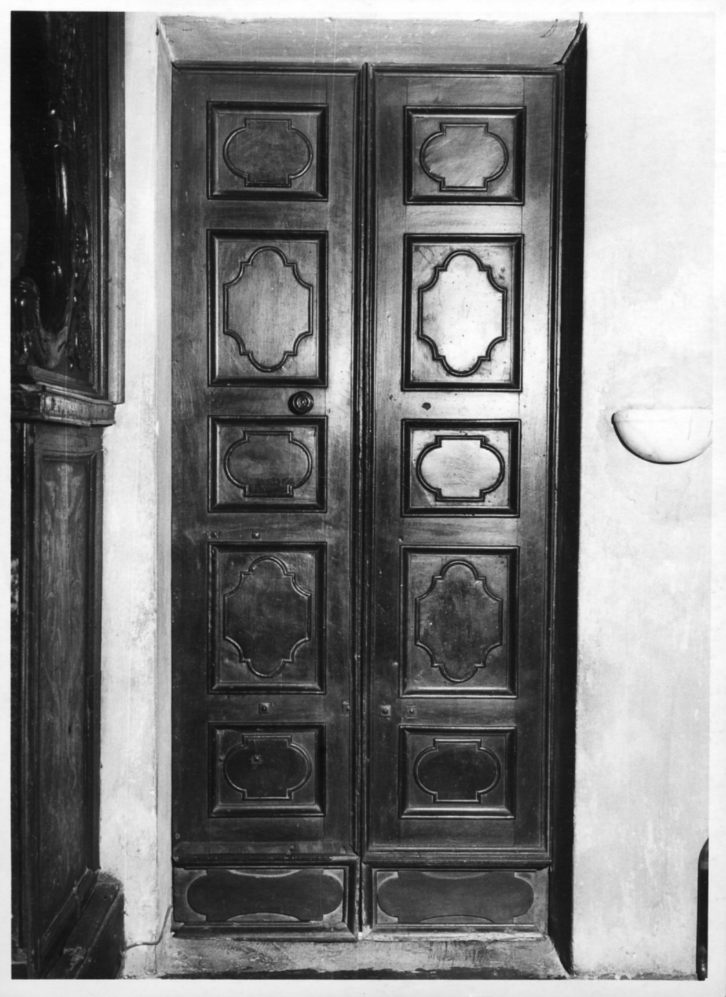 porta - a due battenti, opera isolata - bottega lombarda (sec. XVIII)