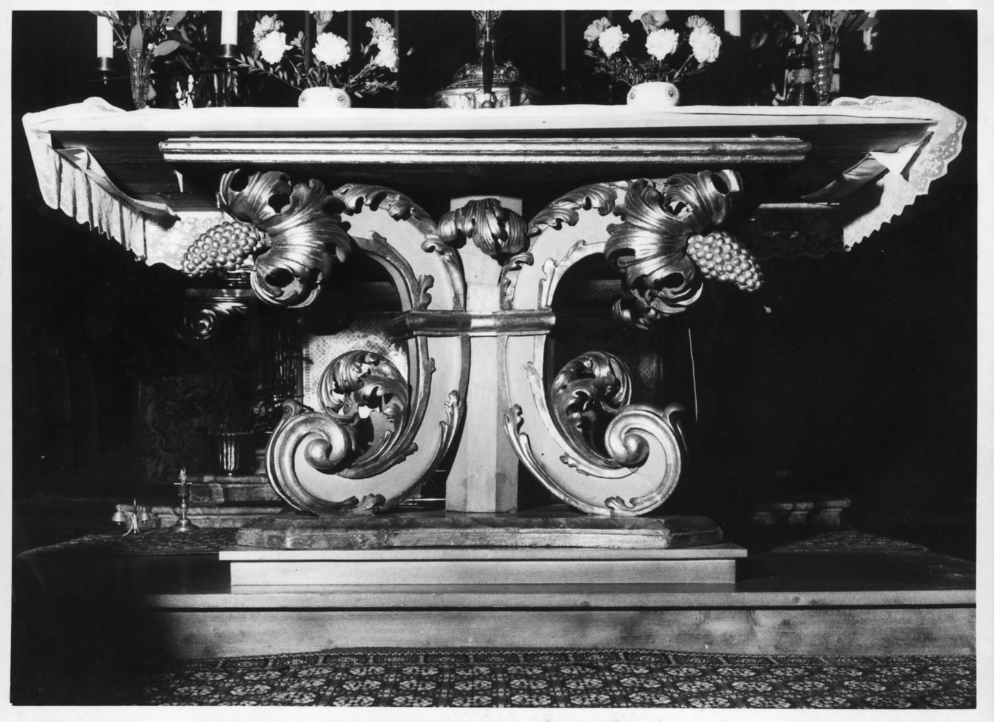 mensa d'altare, opera isolata - bottega lombarda (sec. XVIII, sec. XIX)