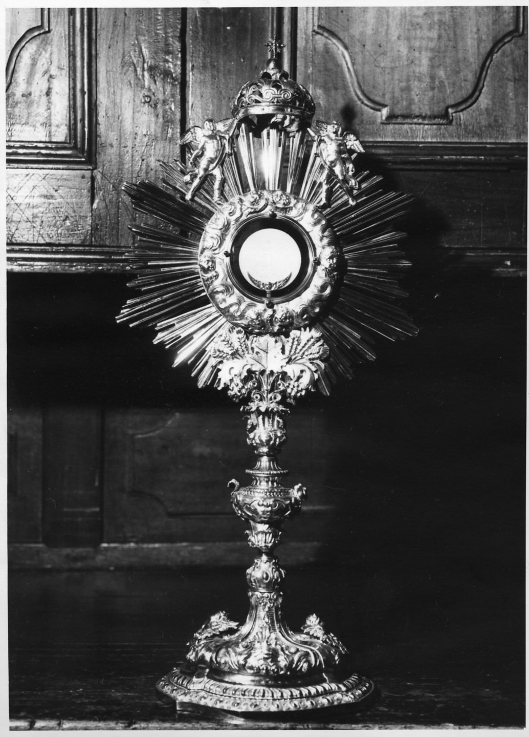 ostensorio - a raggiera, opera isolata - bottega italiana (sec. XIX)