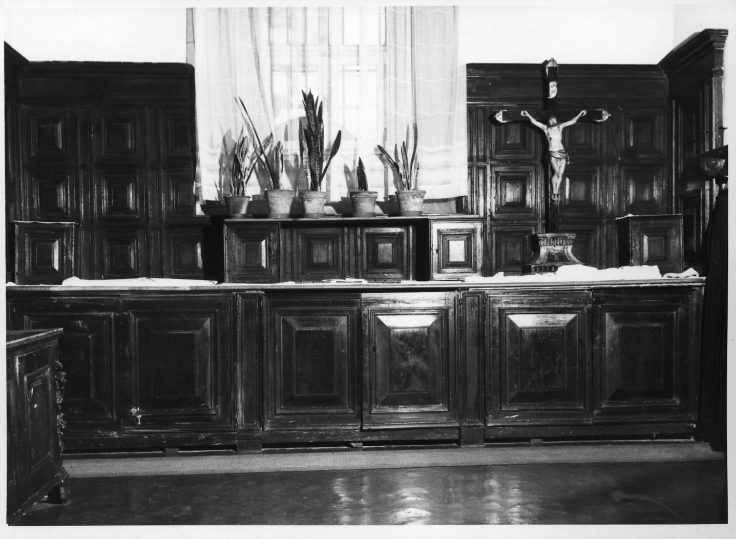 armadio da sacrestia, opera isolata - bottega italiana (sec. XIX)