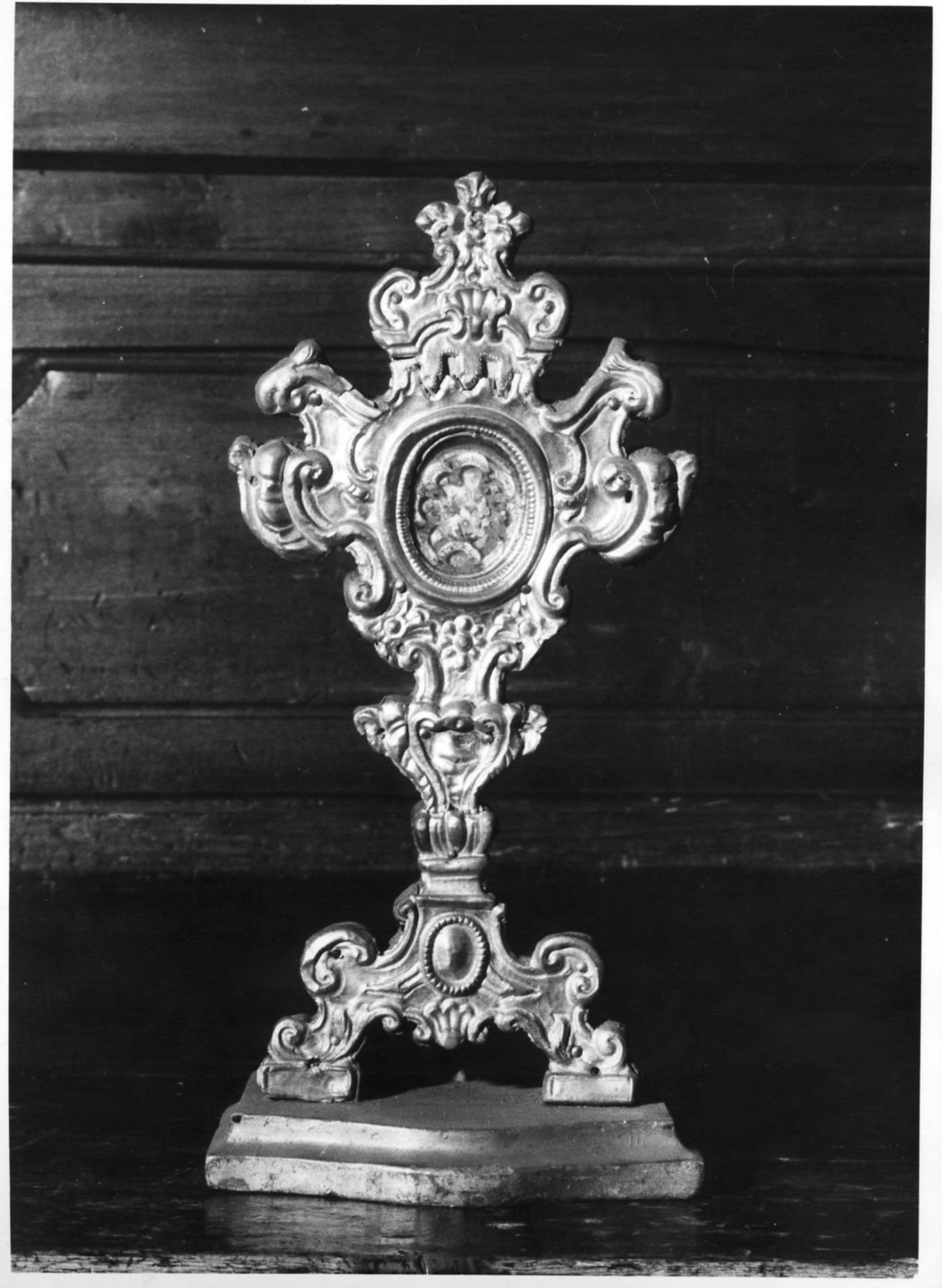 reliquiario - a ostensorio, opera isolata - bottega lombarda (sec. XVIII)