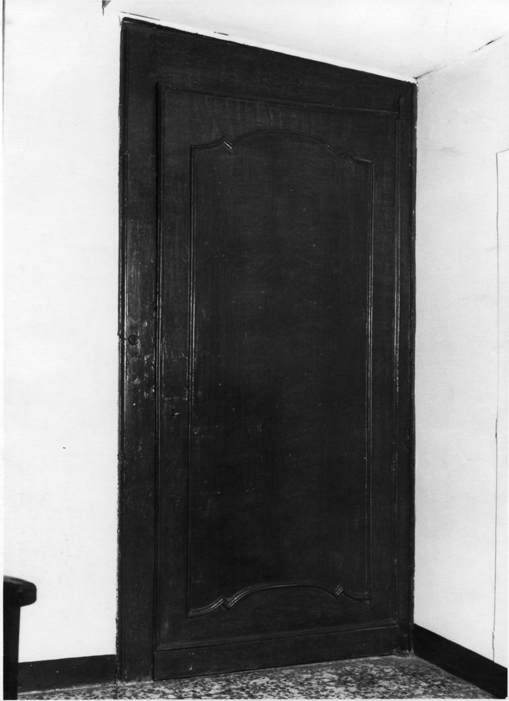 porta - ad un battente, opera isolata - bottega lombarda (sec. XVIII)