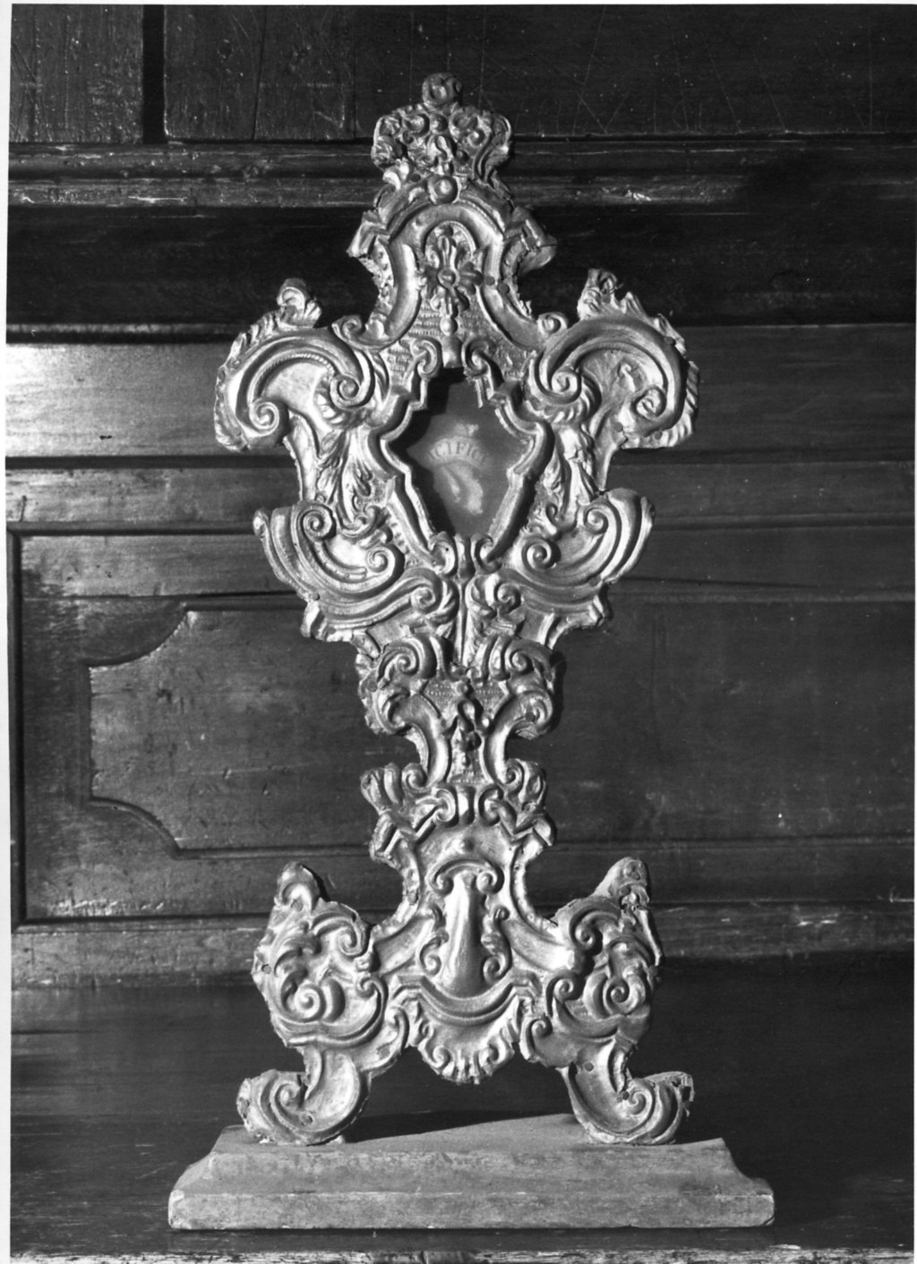 reliquiario, serie - bottega lombarda (sec. XVIII)