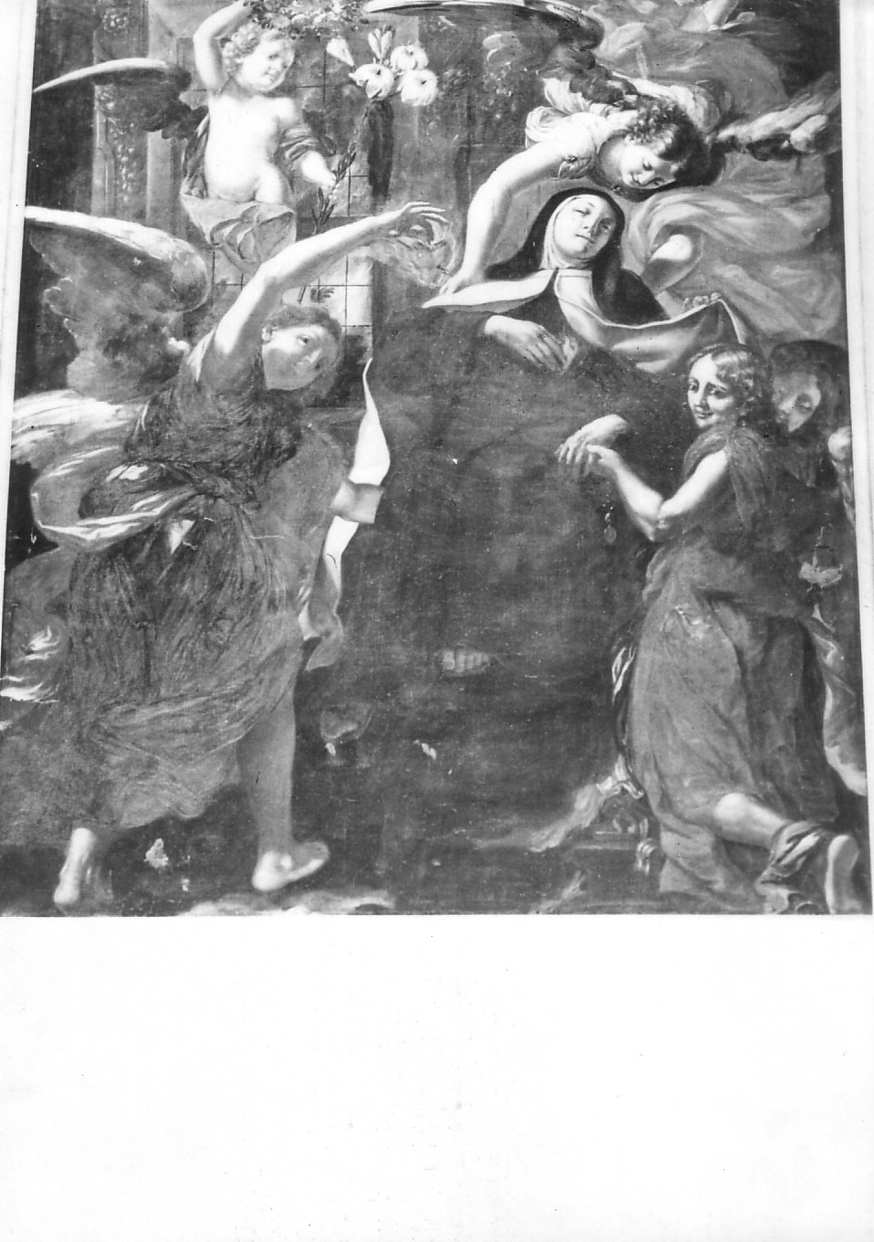 estasi di Santa Teresa d'Avila (dipinto, opera isolata) di Procaccini Giulio Cesare (attribuito) (sec. XVII)