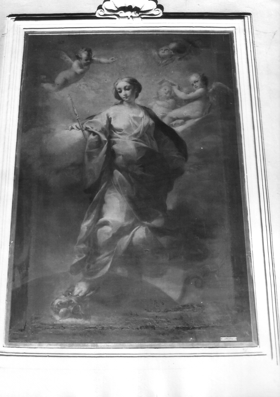 Immacolata Concezione (dipinto, opera isolata) di Magatti Pietro Antonio (attribuito) (sec. XVIII)