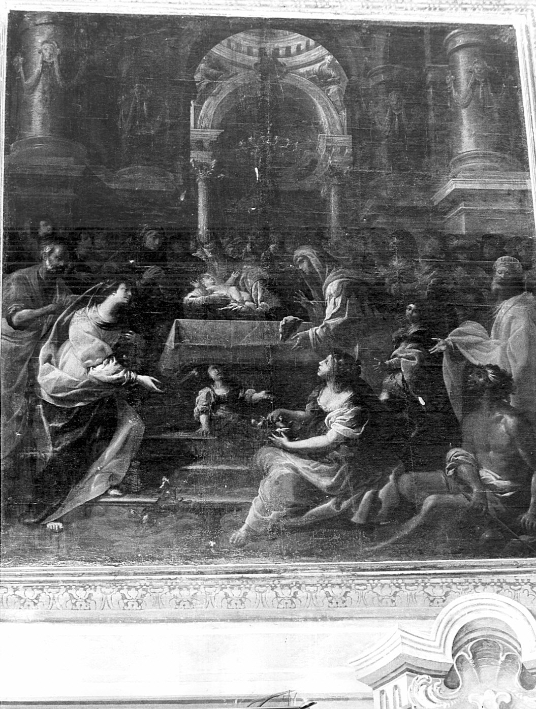 presentazione di Gesù al tempio (dipinto) di Barbelli Giangiacomo (prima metà sec. XVII)