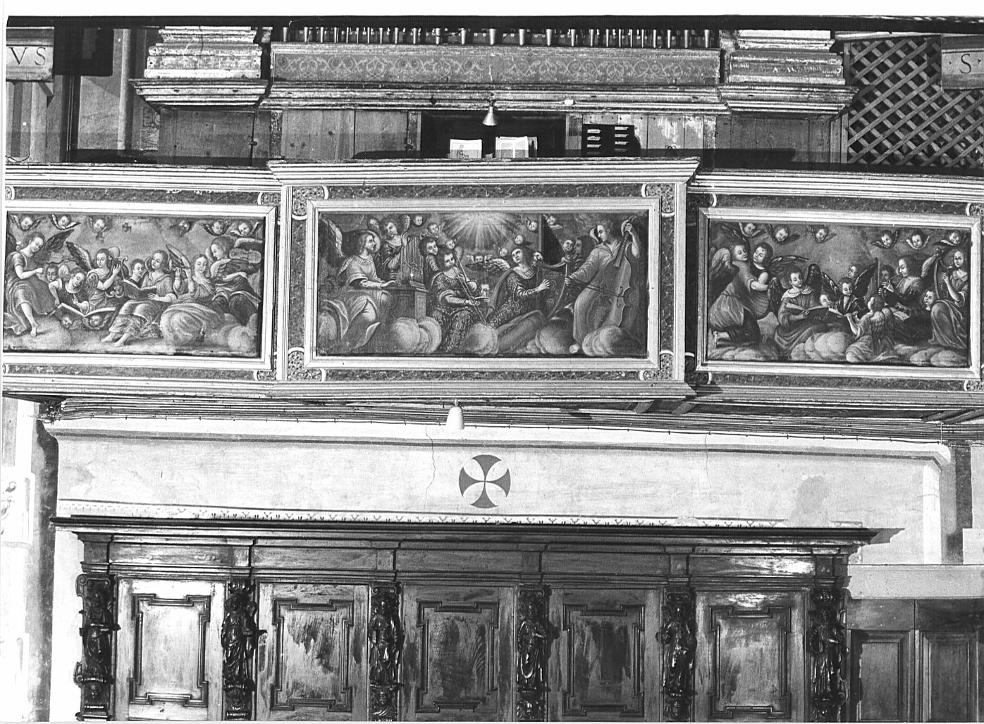 cantoria - bottega lombarda (fine/inizio secc. XVI/ XVII)