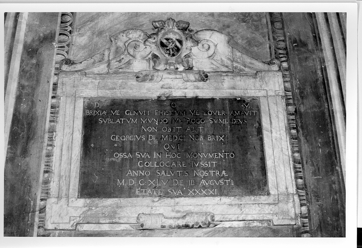 lapide - bottega lombarda (sec. XVII)