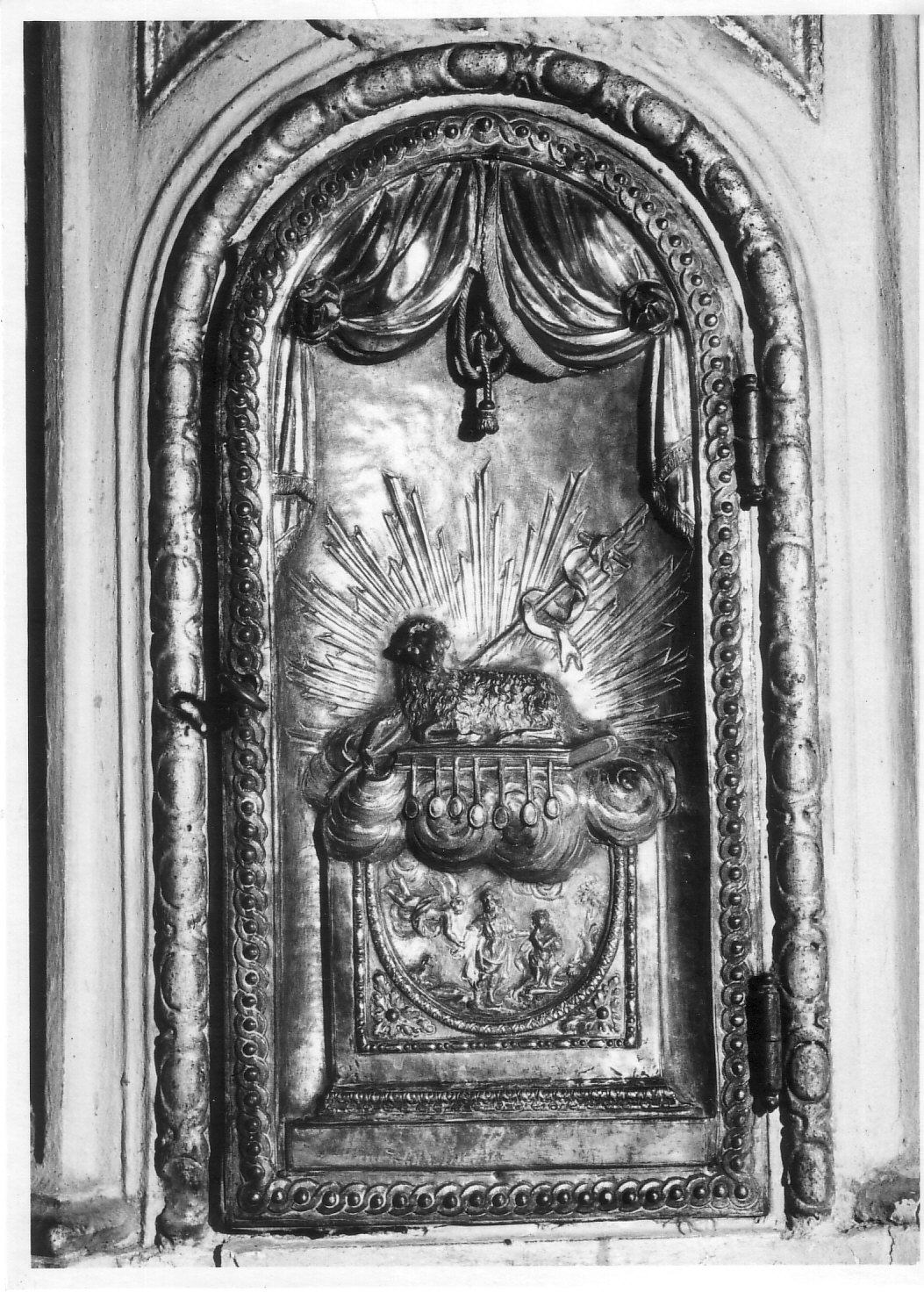 sportello di tabernacolo - bottega lombarda (seconda metà sec. XVII)