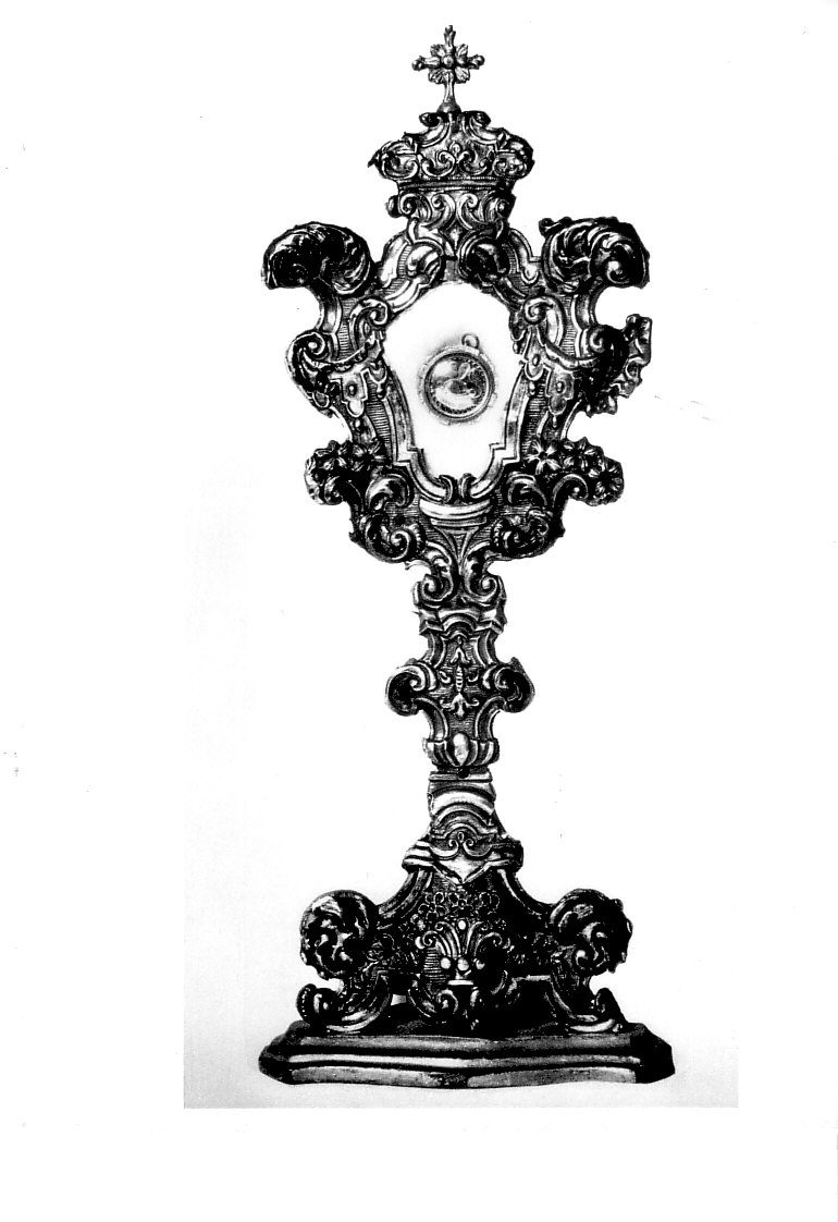 reliquiario - a ostensorio, opera isolata - bottega lombarda (sec. XVIII)