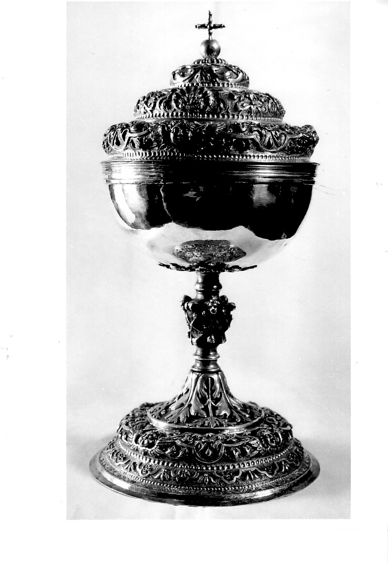 pisside, opera isolata - bottega lombarda (sec. XVIII)