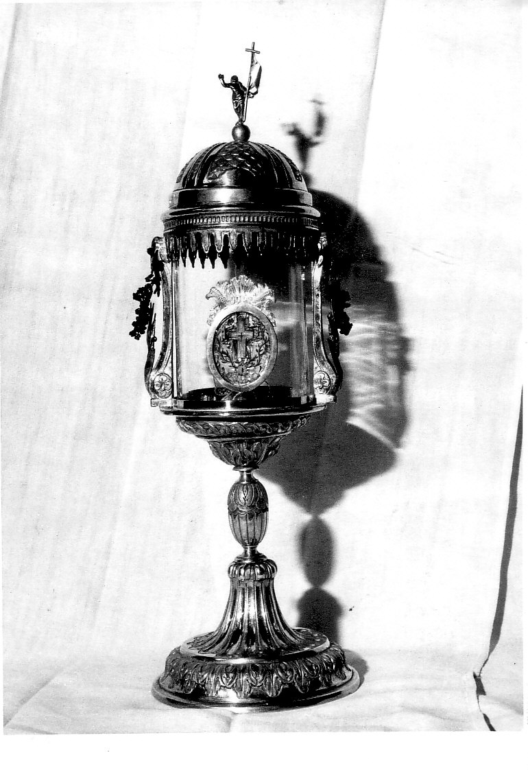 ostensorio, opera isolata - bottega lombarda (sec. XVII)