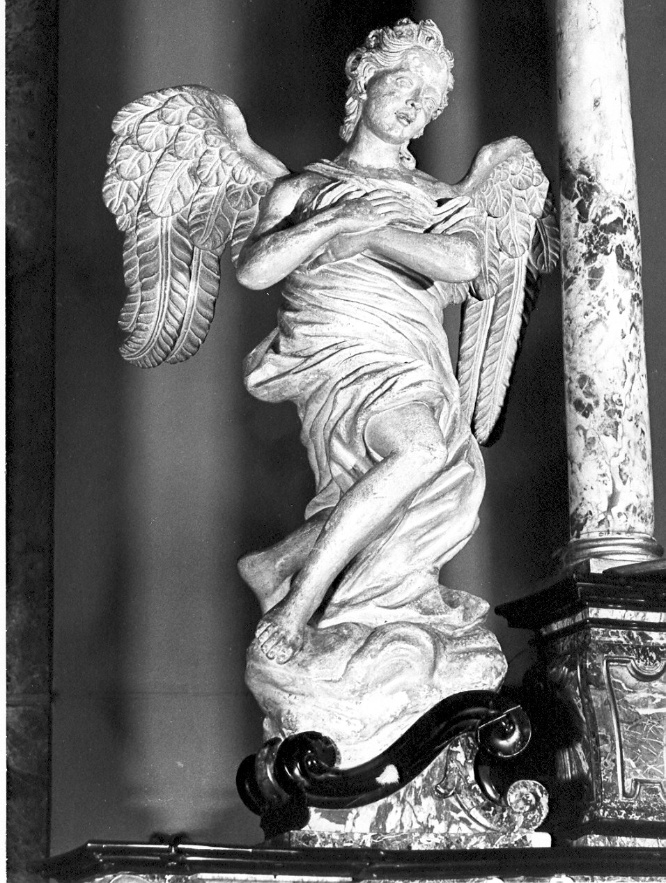statua, elemento d'insieme - ambito lombardo (sec. XVIII)