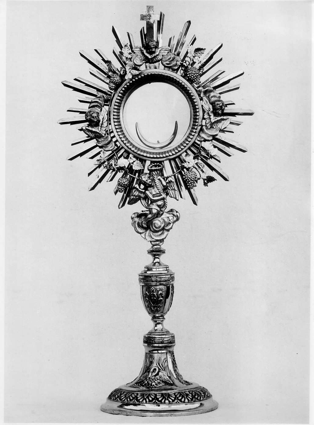 ostensorio, opera isolata - bottega lombarda (sec. XIX)