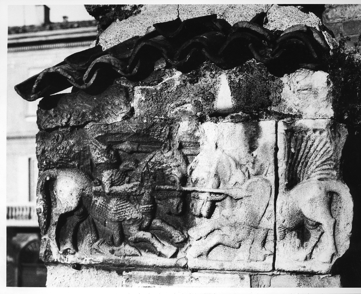 cavalieri (rilievo, opera isolata) - ambito lombardo (sec. XII)