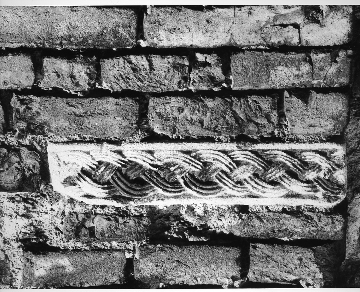 motivi decorativi (rilievo, frammento) - bottega lombarda (sec. XII)