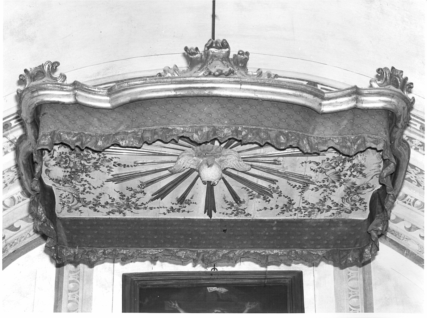 baldacchino processionale - bottega lombarda (sec. XVIII)