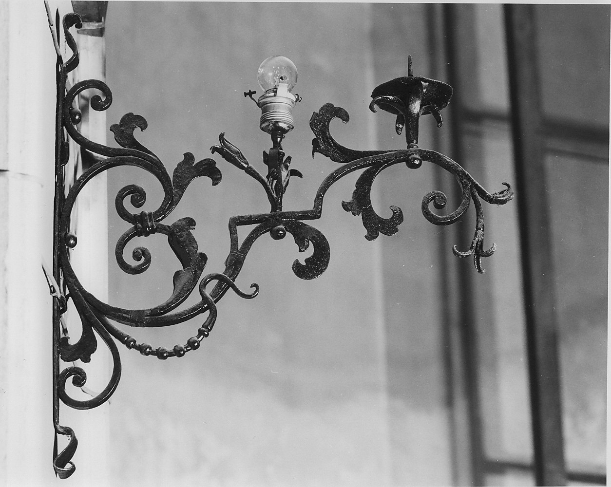 lampada, opera isolata - bottega pavese (fine sec. XVIII)