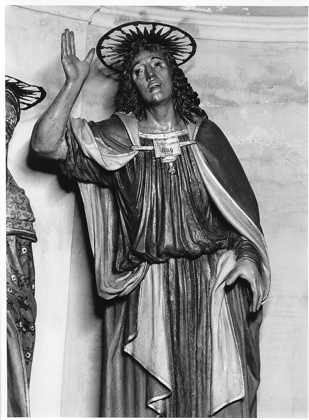 San Giovanni Battista (statua, elemento d'insieme) - bottega pavese (sec. XVI)