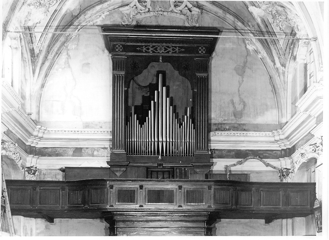 cassa d'organo, opera isolata - bottega pavese (fine sec. XVIII)