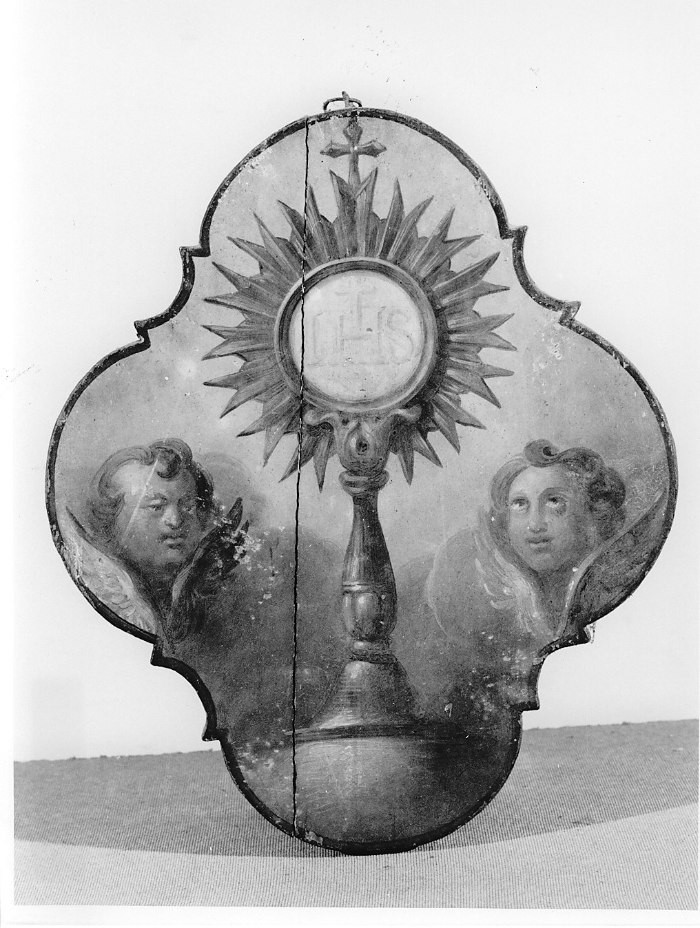 ostensorio (dipinto, opera isolata) - ambito lombardo (fine sec. XVIII)