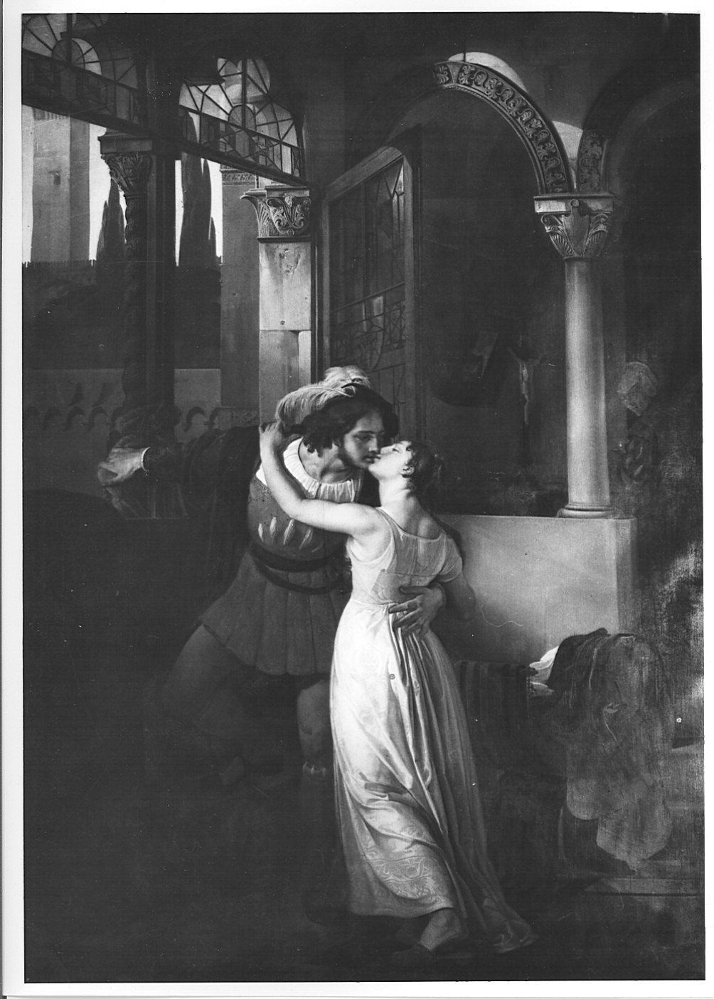 ultimo addio di Giulietta e Romeo (dipinto, opera isolata) di Hayez Francesco (sec. XIX)