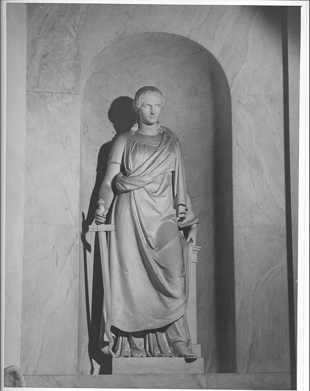 Giustizia Divina (statua) di Manfredini Gaetano (sec. XIX)