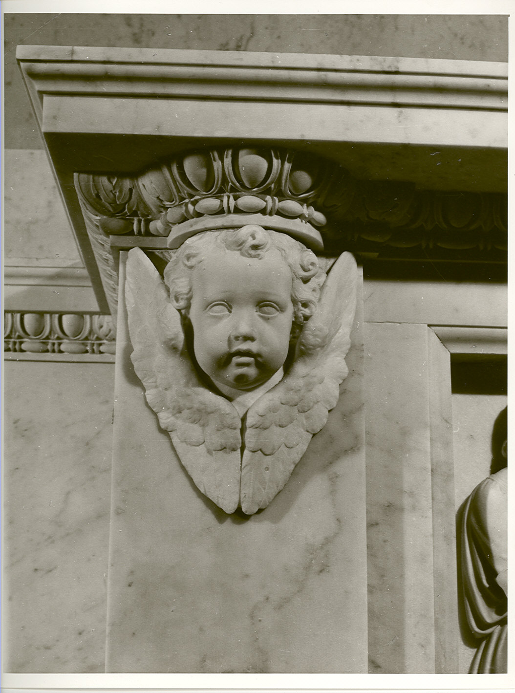 cherubino (scultura) di Cacciatori Benedetto (bottega) (sec. XIX)