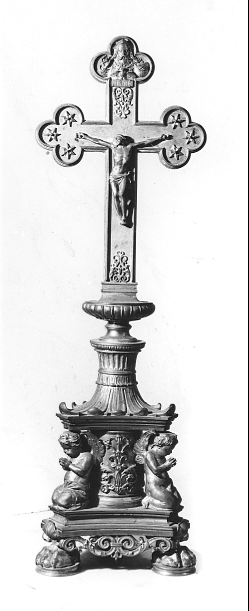 croce d'altare, opera isolata di Bellezza Giovanni (sec. XIX)