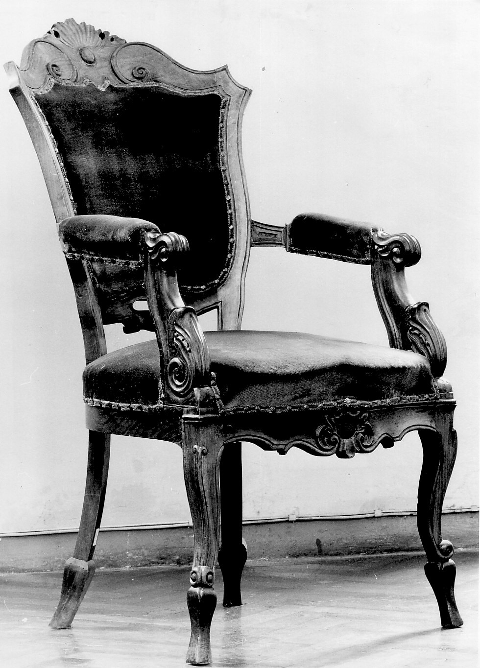 poltroncina, opera isolata - bottega lombarda (sec. XIX)