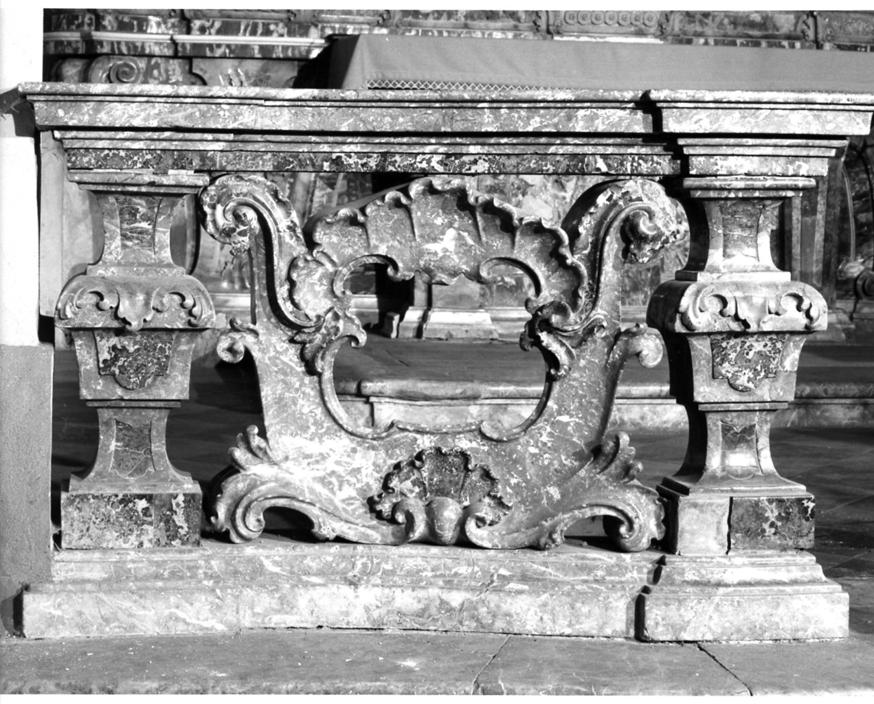 balaustrata, opera isolata - bottega lombarda (sec. XVIII)