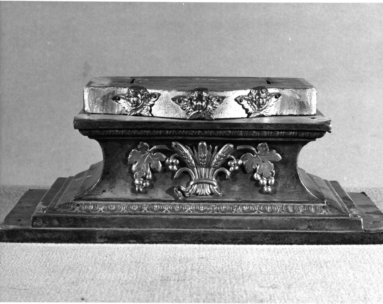 tronetto per esposizione eucaristica, opera isolata - bottega italiana (primo quarto sec. XIX)