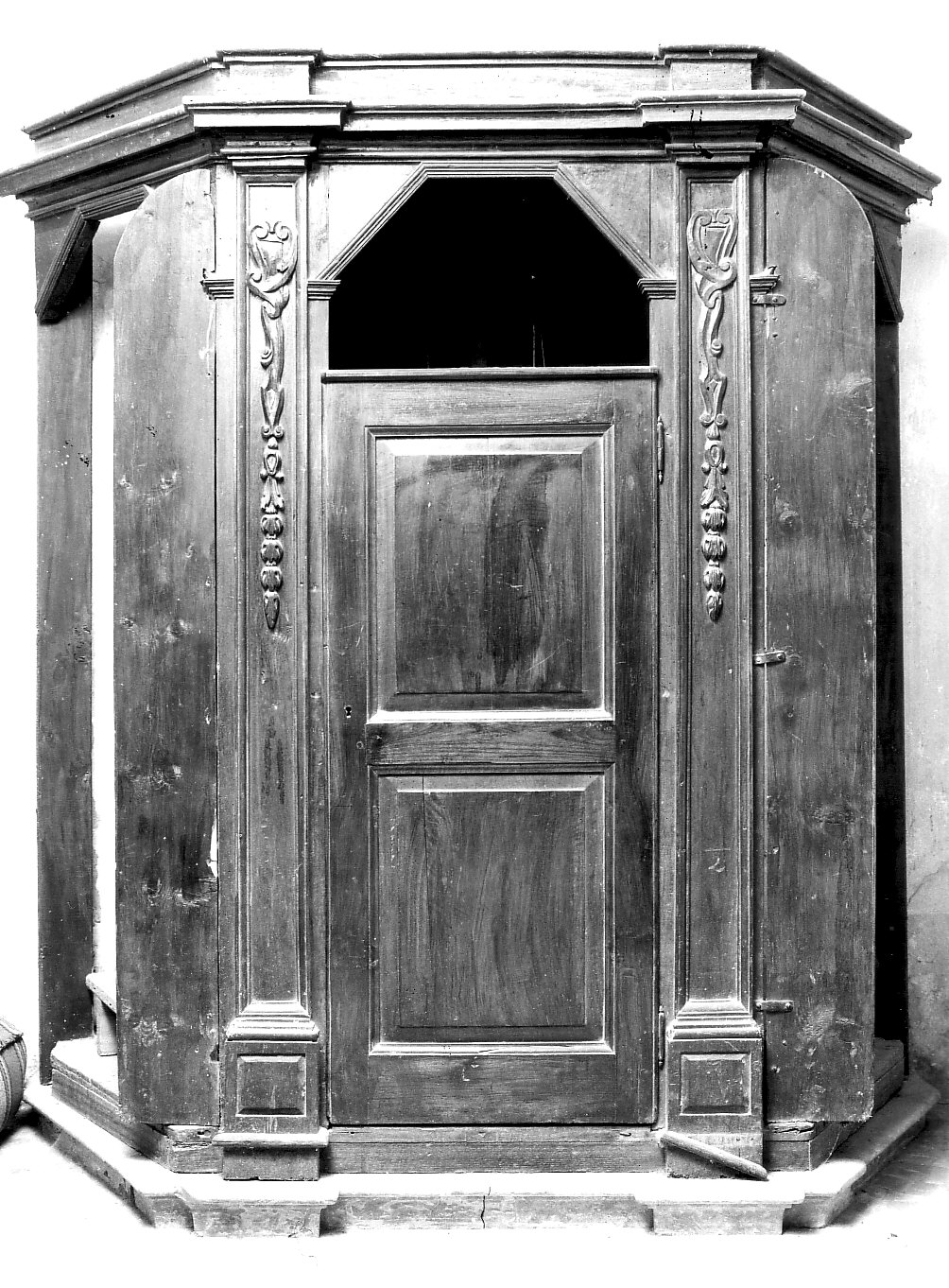 confessionale, opera isolata - bottega lombarda (sec. XVIII)