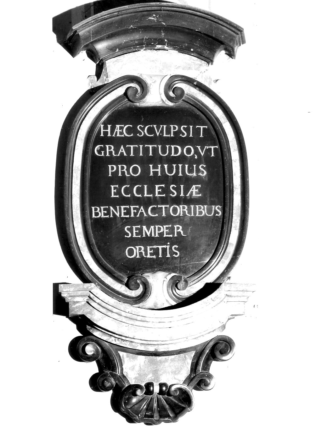 lapide commemorativa, opera isolata - bottega lombarda (sec. XVIII)