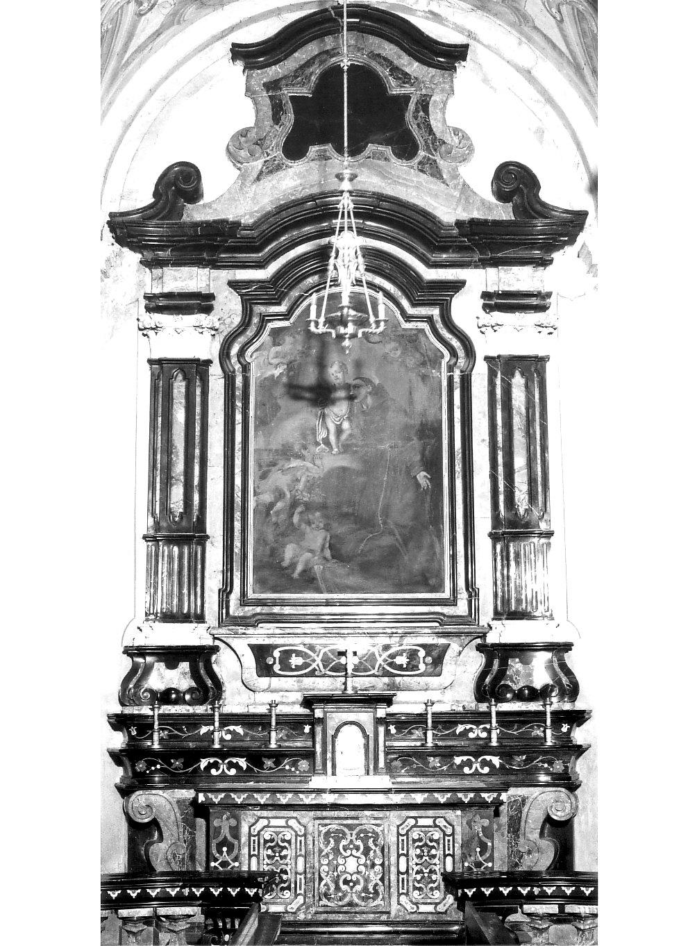 altare, complesso decorativo - bottega lombarda (sec. XVIII)