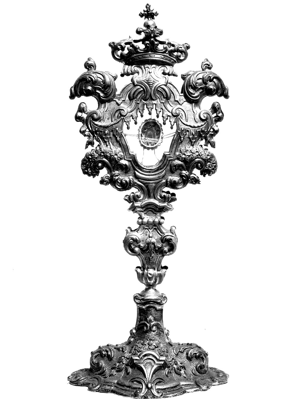 reliquiario - a ostensorio, coppia - bottega lombarda (prima metà sec. XVIII)