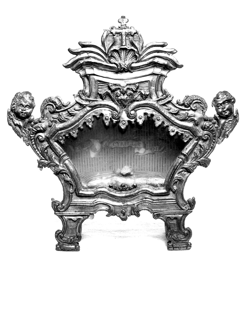 reliquiario - a cassetta, serie - bottega lombarda (sec. XVIII)