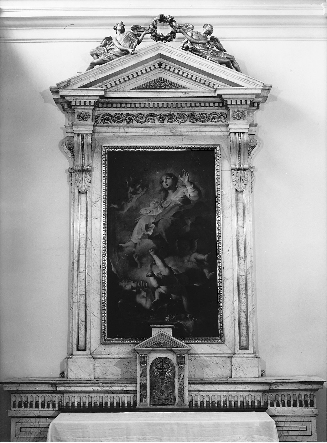 altare - a edicola, complesso decorativo - bottega lombarda (sec. XIX)