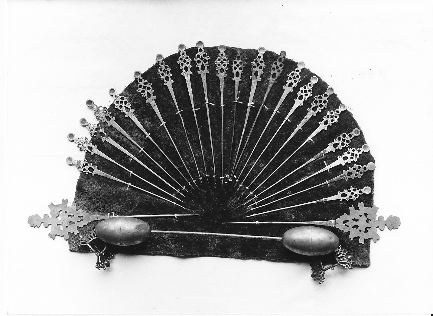 gioiello da acconciatura, opera isolata - bottega lombarda (secc. XVII/ XVIII)