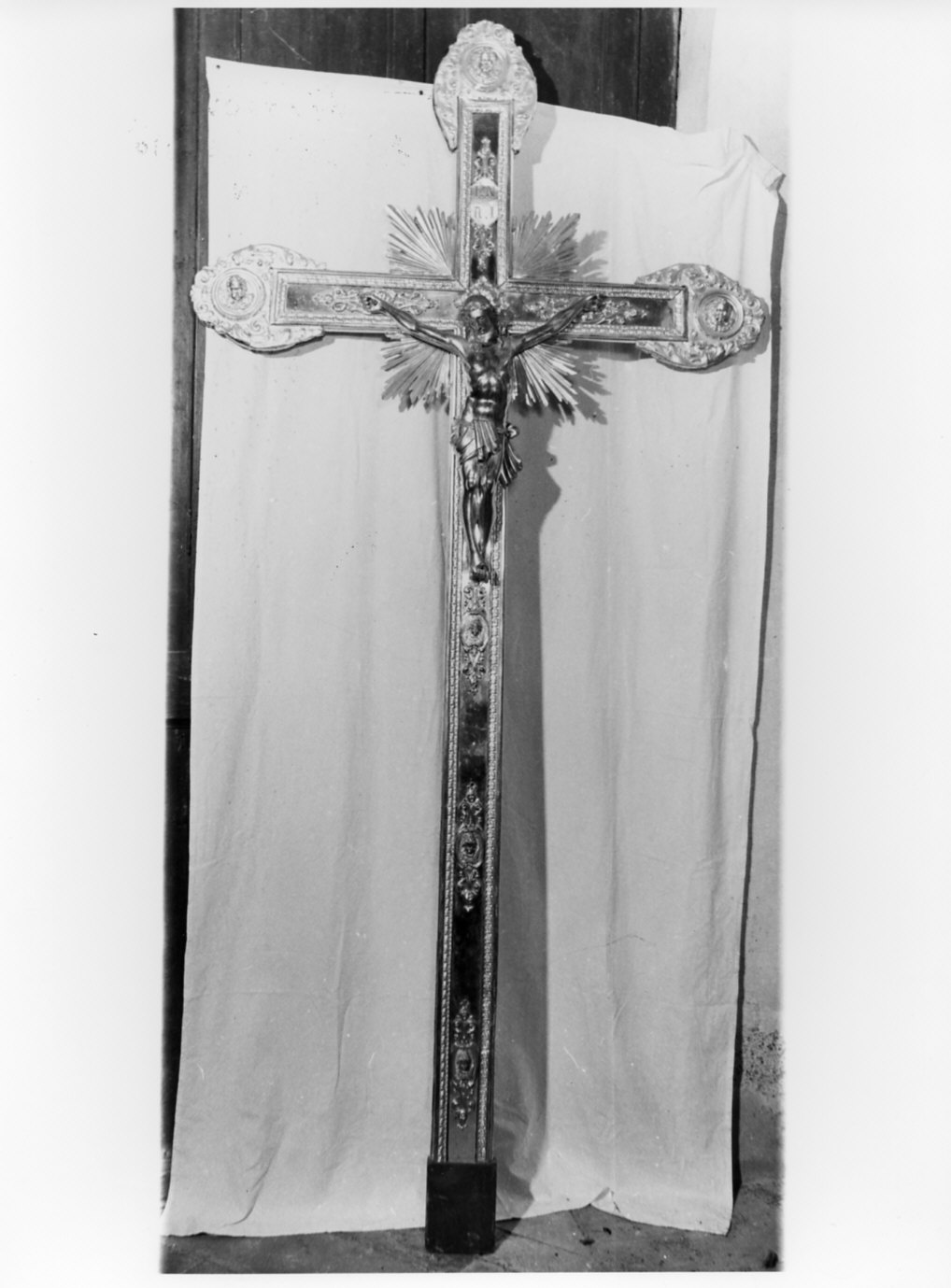 croce processionale, opera isolata - bottega italiana (sec. XIX)