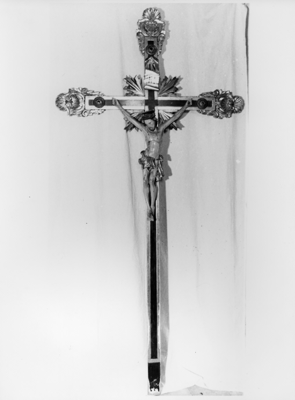 croce processionale, opera isolata - bottega italiana (sec. XIX)